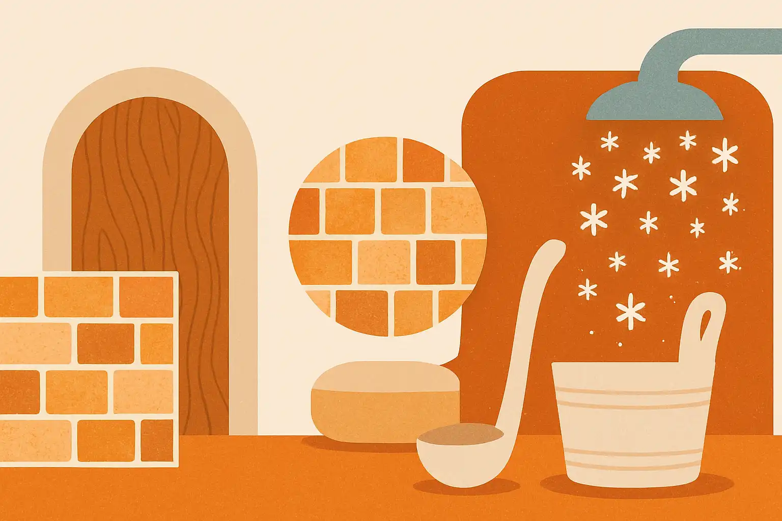Scandinavische sauna trends die je thuis wil proberen: van zoutmuren tot sneeuwdouches