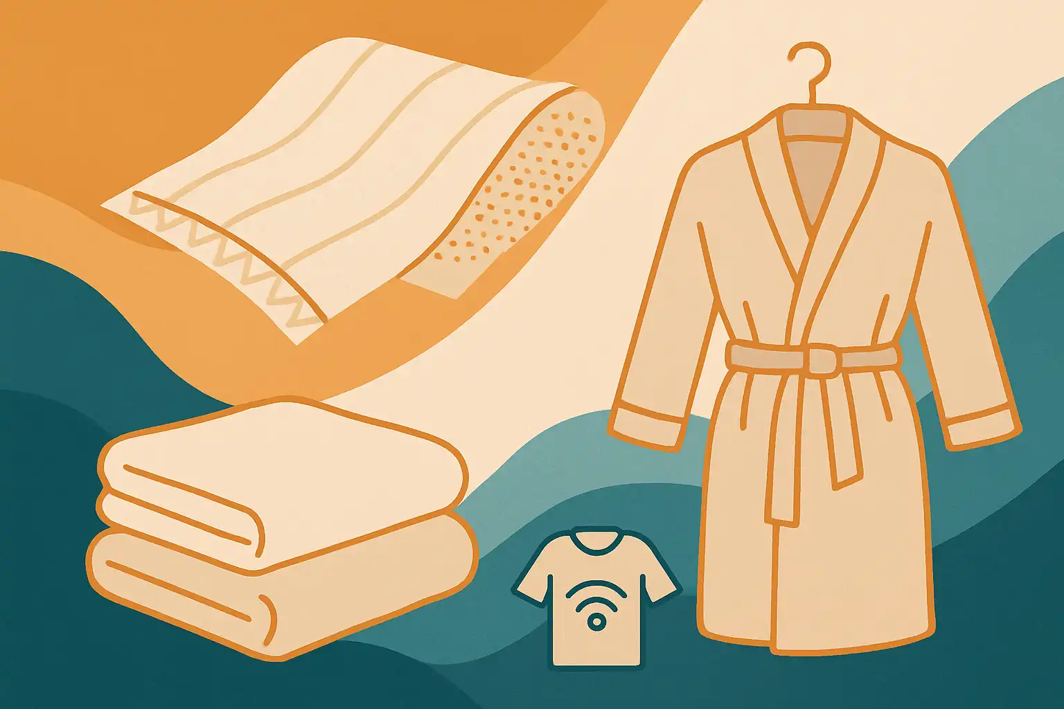 Wat draag je in de thuissauna: handdoeken, robes en slimme stoffen uitgelegd