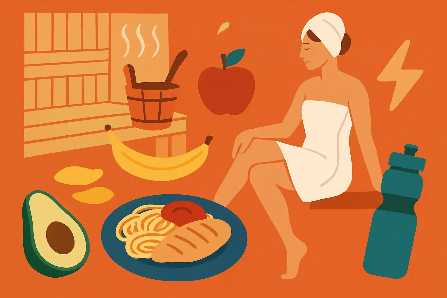 Wat eet je voor en na je sauna: eenvoudige maaltijd- en snackideeën voor meer energie en sneller herstel