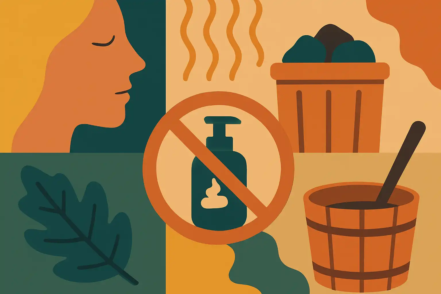 Wat je écht niet op je huid moet hebben voor je saunasessie