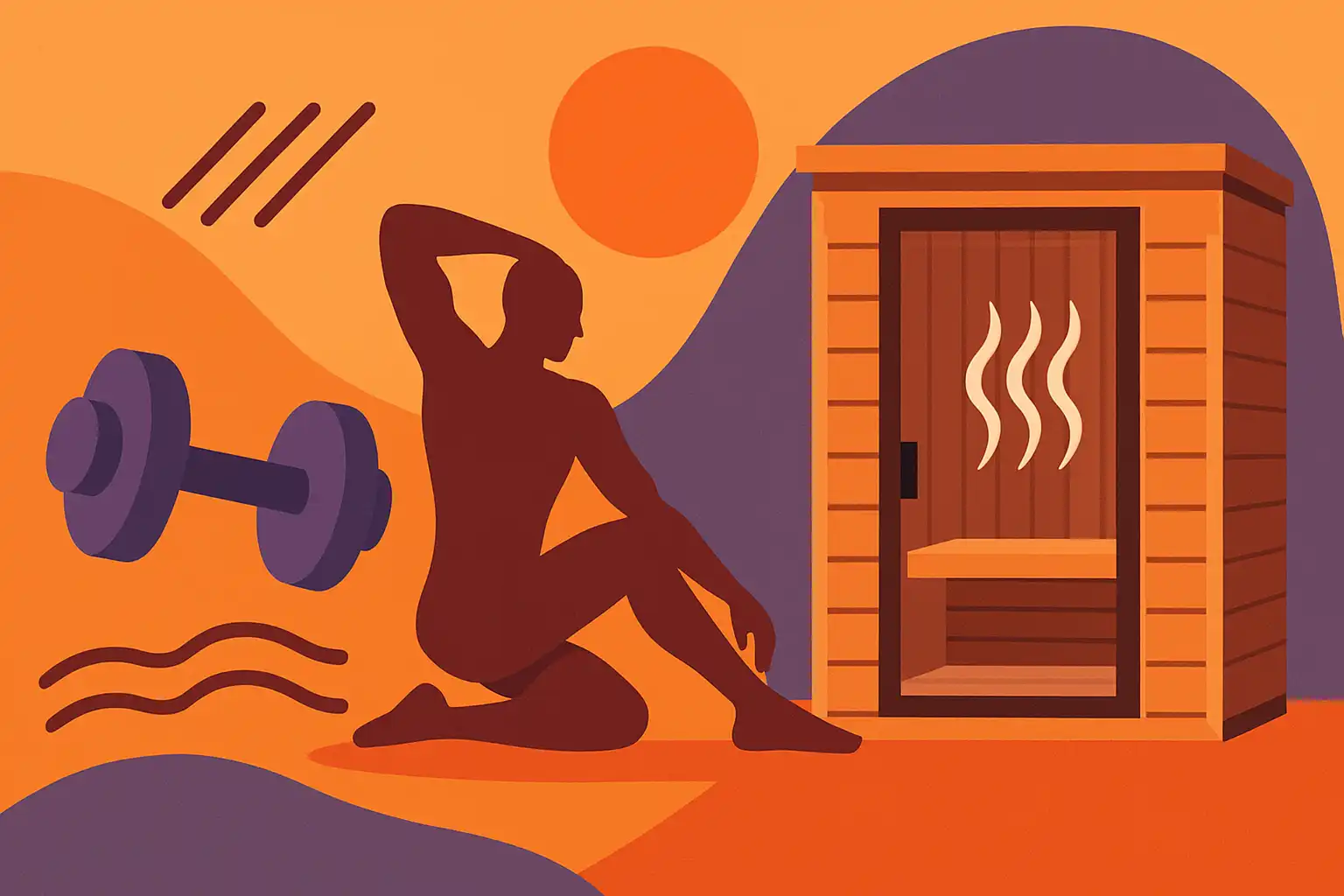 Workout to wind-down: zo gebruik je je thuissauna voor spierherstel en meer gains