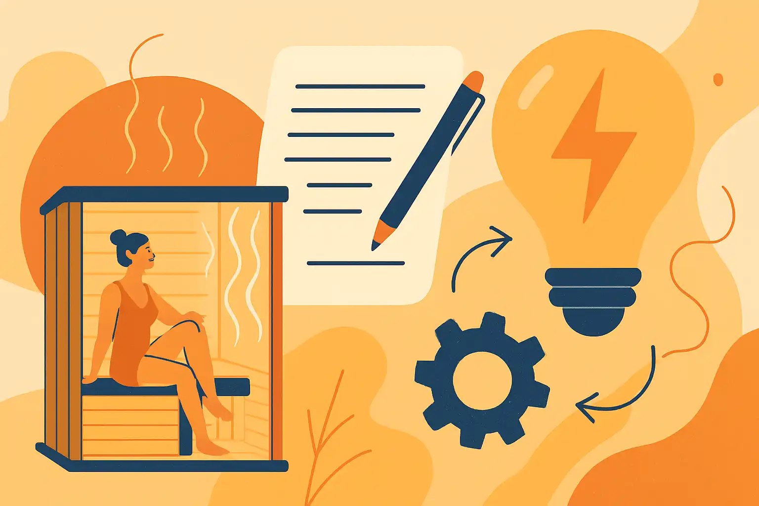 Zo gebruik je je thuissauna als creatieve versneller: korte routines voor schrijven, brainstormen en flow