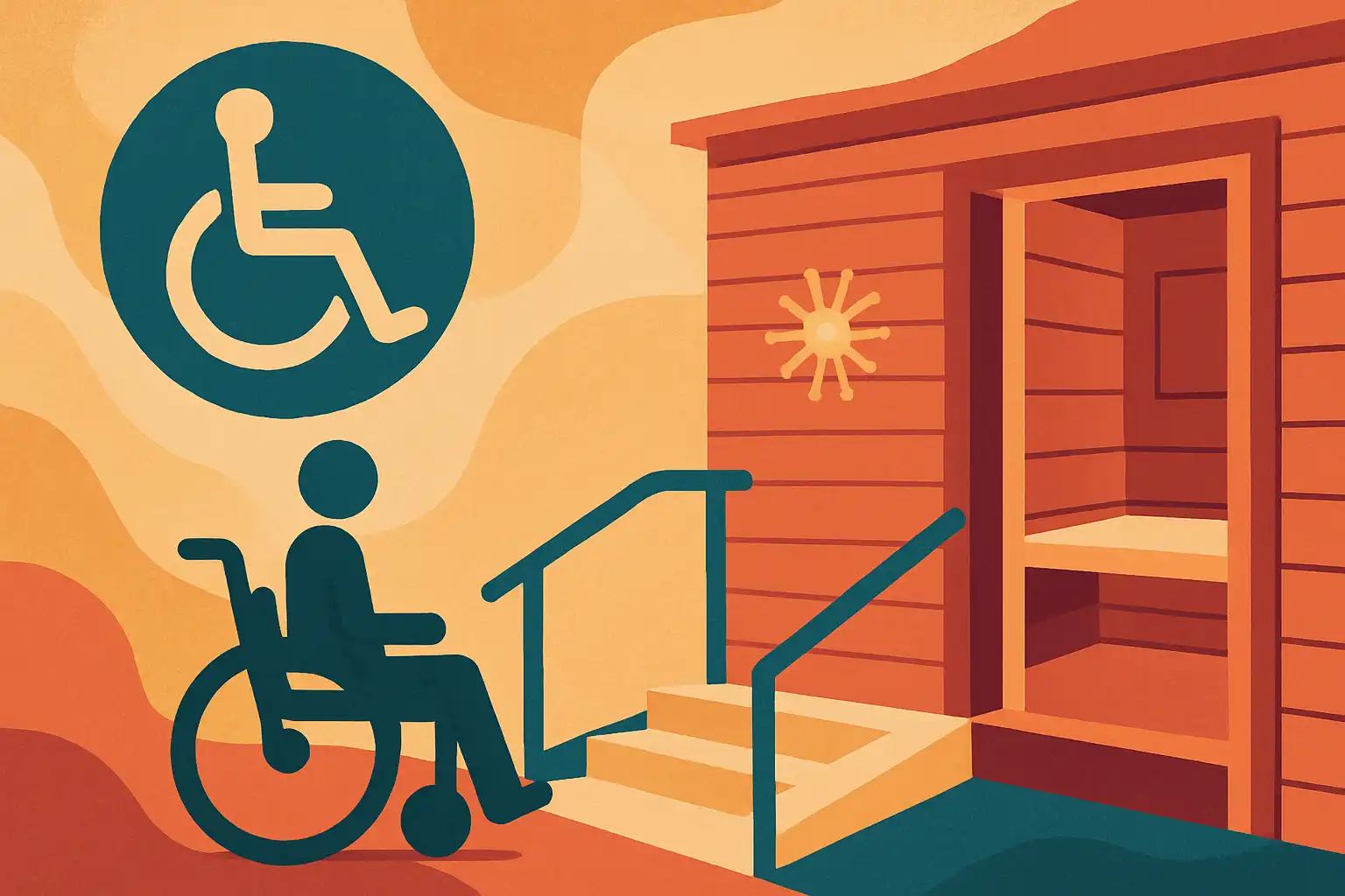 Zo maak je je thuissauna toegankelijk voor mensen met beperkte mobiliteit