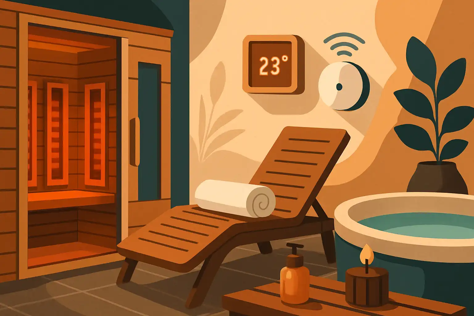 Zo upgrade je een basis thuissauna tot luxe-spa met slimme accessoires