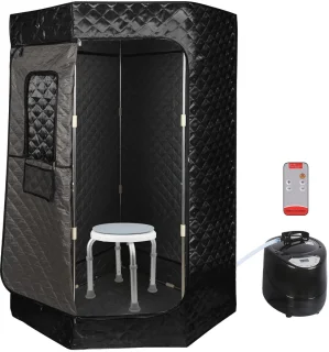 Draagbare Stoomsauna en Sauna Kabine - 1000W, Opvouwbare Sauna Tent voor Thuisgebruik, Ontspanning en Detox