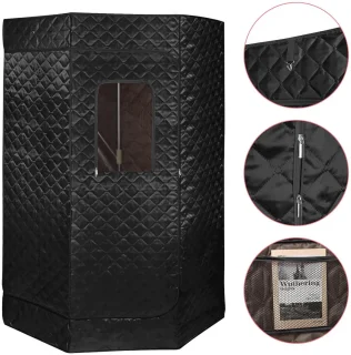Draagbare Stoomsauna en Sauna Kabine - 1000W, Opvouwbare Sauna Tent voor Thuisgebruik, Ontspanning en Detox