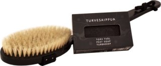 Emendo Sauna Houten rug borstel met Turfzeep 180 gram review