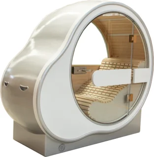 Breathe Sauna - Zuurstof Therapie Infrarood Sauna. Zuurstofcabine en infrarood saunacabine in 1 cabine. Warmtecabine van toermalijn stenen wat ook negatieve zuurstofionen produceert.