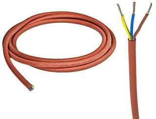 Sauna Verlichting Set met E27 IP54 Saunalamp en 5m Siliconen Kabel