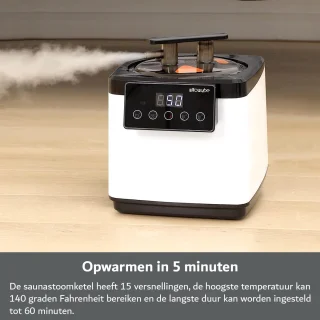 Sauna - Draagbaar - Mobiele SPA - Incl. Bluetooth en Afstandsbediening - CE-Gecertificeerd - 1-Persoons