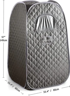Sauna - Draagbaar - Mobiele SPA - Incl. Bluetooth en Afstandsbediening - CE-Gecertificeerd - 1-Persoons