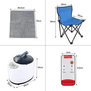 Opvouwbare Stoomsauna - Geïsoleerde Saunakist voor Gewichtsverlies en Ontgifting