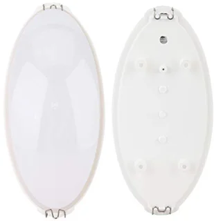 High Temperature Resistant Sauna Lamp,Sauna Room Explosion Lamp,Moisture Round Proof Anti High Light Temperature Lamp Sauna Room Lattice Oval Bulkhead Ceiling Lamp for Bedroom Warehouse Wet Location