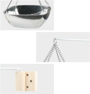 Brenzoos - Sauna aromakom van roestvrij staal voor etherische oliën - Wandmontage met verstelbare arm - Sauna accessoires voor persoonlijke spa thuis - Vierkant 20 cm