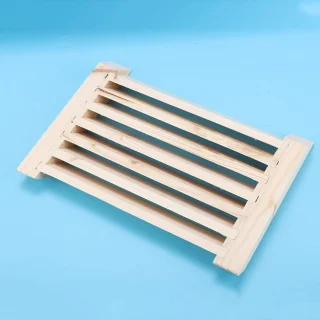 Ventilatie Rooster Paneel Lamel Hout - Duurzaam - Glad Oppervlak - Goede Ventilatie - Voor Sauna of Stoomkamer - Stoom Sauna Thuis