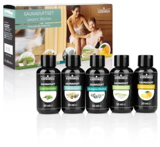 Sauna Geur Proefset - 5 Flesjes van 50 ml voor Een Verfrissende Sauna Ervaring