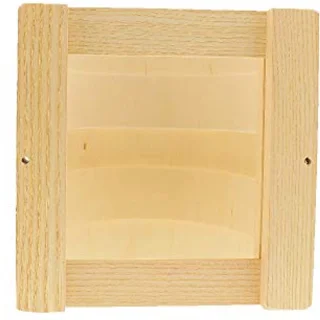 Sauna lampenkap van multiplex 20 cm voor ontspanning in sauna en infraroodcabine