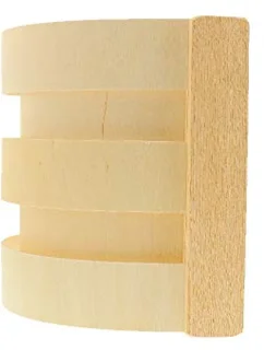 Sauna lampenkap van multiplex 20 cm voor ontspanning in sauna en infraroodcabine