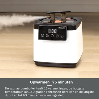 Draagbare Stoomsauna - voor thuis 1 persoon, mobiele stoomsauna SPA, mini-sauna met Bluetooth en infrarood afstandsbediening, outdoor sauna