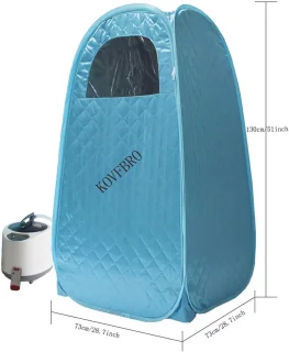 Draagbare Infrarood Sauna Generator voor Thuisgebruik - Stoomcabine met Draadloze Afstandsbediening