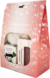 Emendo Sauna verzorging set Eucalyptus en Himalaya