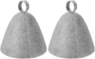2 stuks sauna hoed van vilt