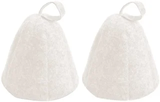 2 stuks saunahoed van vilt