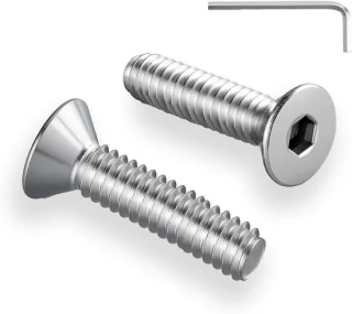 20 stuks M6 x 35 mm binnenzeskant verzonken schroef RVS A2