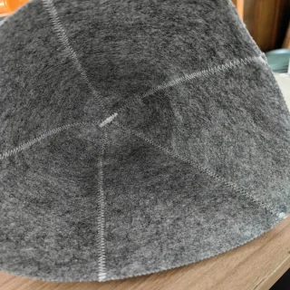 3 Stuks Saunamutsen (Vilt) - Unisex - Grijs/Wit/Zwart