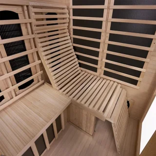 Aalborg Infraroodcabine 120x120x190 cm 2 Personen