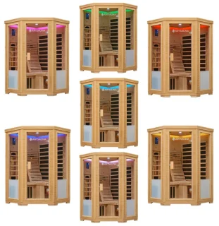 Aalborg Infraroodcabine 120x120x190 cm 2 Personen