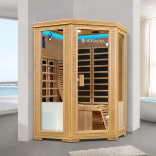 Aalborg Infraroodcabine 120x120x190 cm 2 Personen