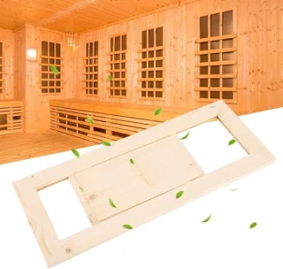 Air Louver Wind Sauna Air Louver Wind Rectangular Wooden Ventilation Grille Steam Sauna Accessory with Air Holes, #411 - ShopVlot