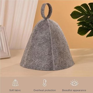 Wat vinden we goed aan de All4You - Vilten saunamutsset, 2 stuks