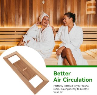 Wat vinden we goed aan de Allecta Houten Sauna Ventilatierooster