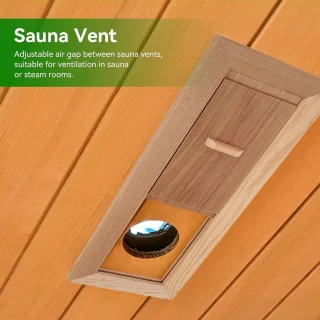 Allecta Houten Sauna Ventilatierooster