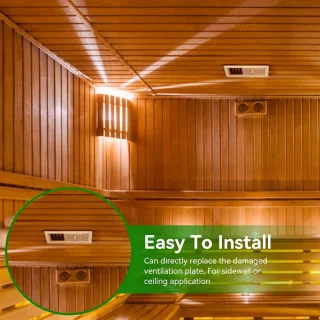 Allecta Houten Sauna Ventilatierooster