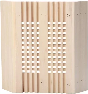 De Allecto Houten Vierkante Sauna Lampenkap in één oogopslag