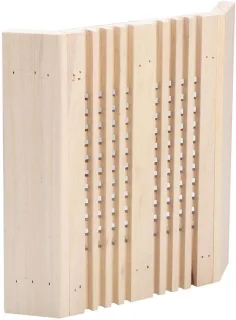 Wat vinden we goed aan de Allecto Houten Vierkante Sauna Lampenkap