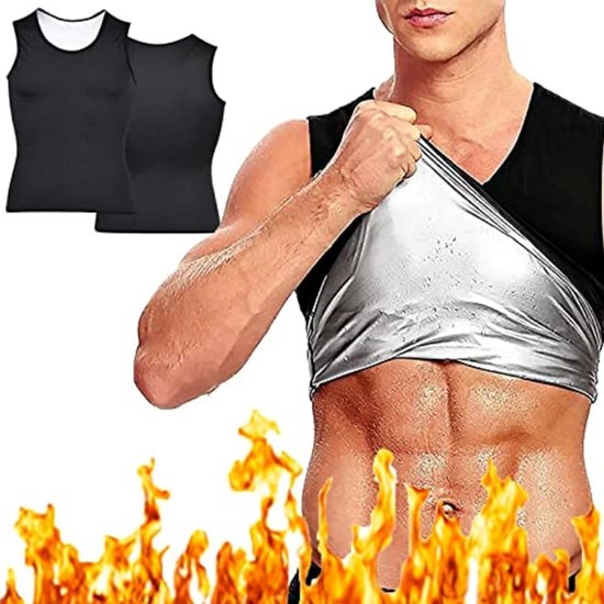 Allecto Plus Sauna-vest Heren 4XL/5XL Zwart review