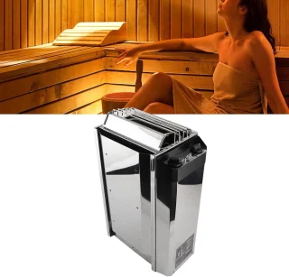 De Allecto Sauna kachel elektrisch 3,6 kW RVS wit in één oogopslag