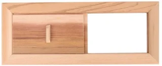 Allecto Sauna Ventilatiepaneel Cedro 3