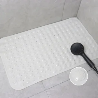 Antislip douchemat 48x48 cm - vierkant wit