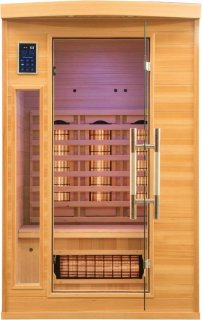 De Apollon Quartz Infraroodsauna 2-persoons in één oogopslag