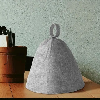 Wat vinden we goed aan de Banya Gevilte Saunamuts Set - Grijs