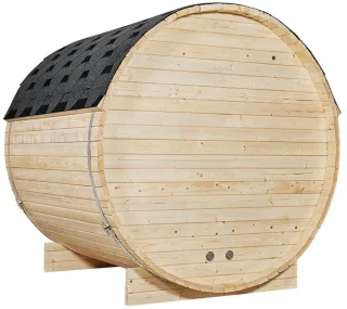 Barrelsauna Spitsbergen Ø 190 cm inclusief Saunakachel