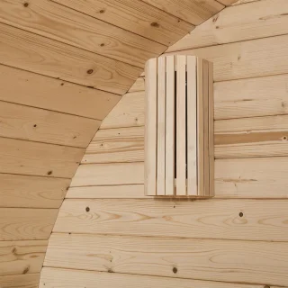 Barrelsauna Spitsbergen Ø 190 cm inclusief Saunakachel