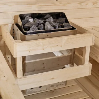 Barrelsauna Spitsbergen Ø 190 cm inclusief Saunakachel