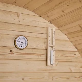 Barrelsauna Spitsbergen Ø 190 cm inclusief Saunakachel