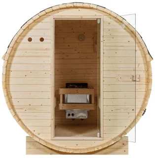 Barrelsauna Spitsbergen Ø 190 cm inclusief Saunakachel